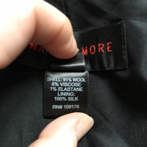 Nina Mclemore Wool Blazer Black and Grey, 12 - Picture 7 of 10
